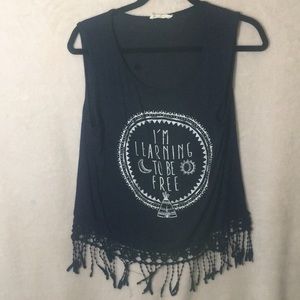 French pastry navy tank NWOT